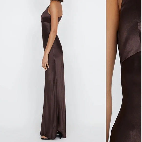 Bec + Bridge Maxina Crossover Dress dark chocolate size 4 BNWT never worn - Picture 3 of 4